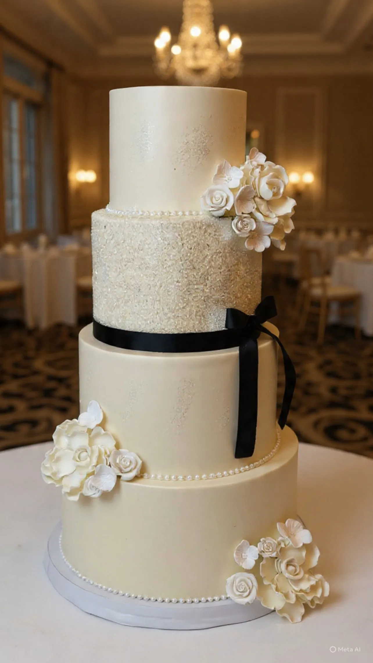 Modern & Minimalist wedding cake by Cakes by Iz, photo 1