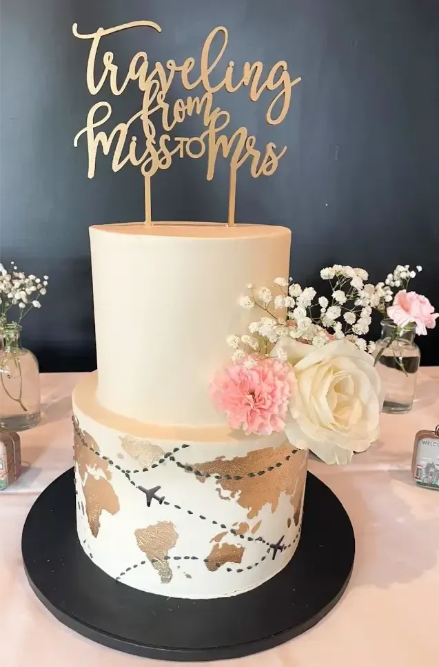 Custom bridal shower cake by Cakes by Iz, photo 20