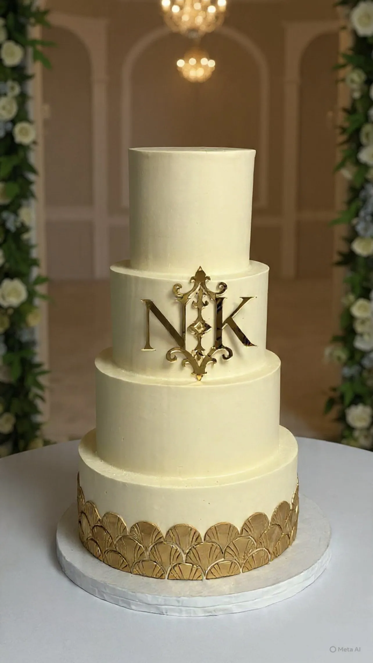 Modern & Minimalist wedding cake by Cakes by Iz, photo 3