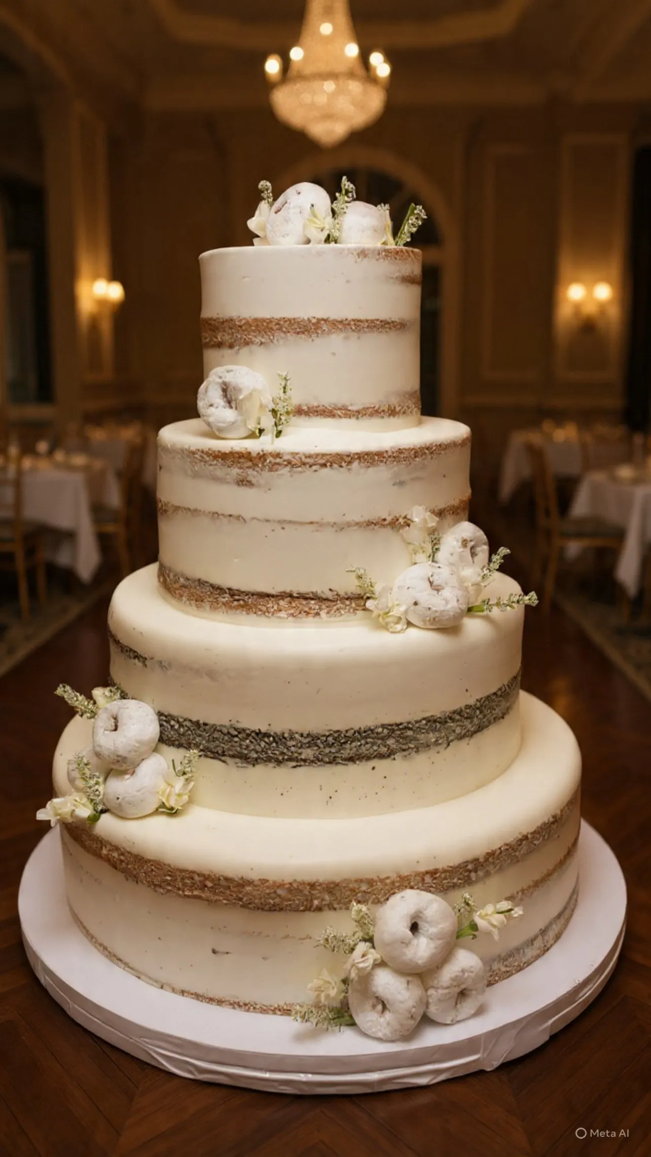 Rustic wedding cake by Cakes by Iz, photo 3