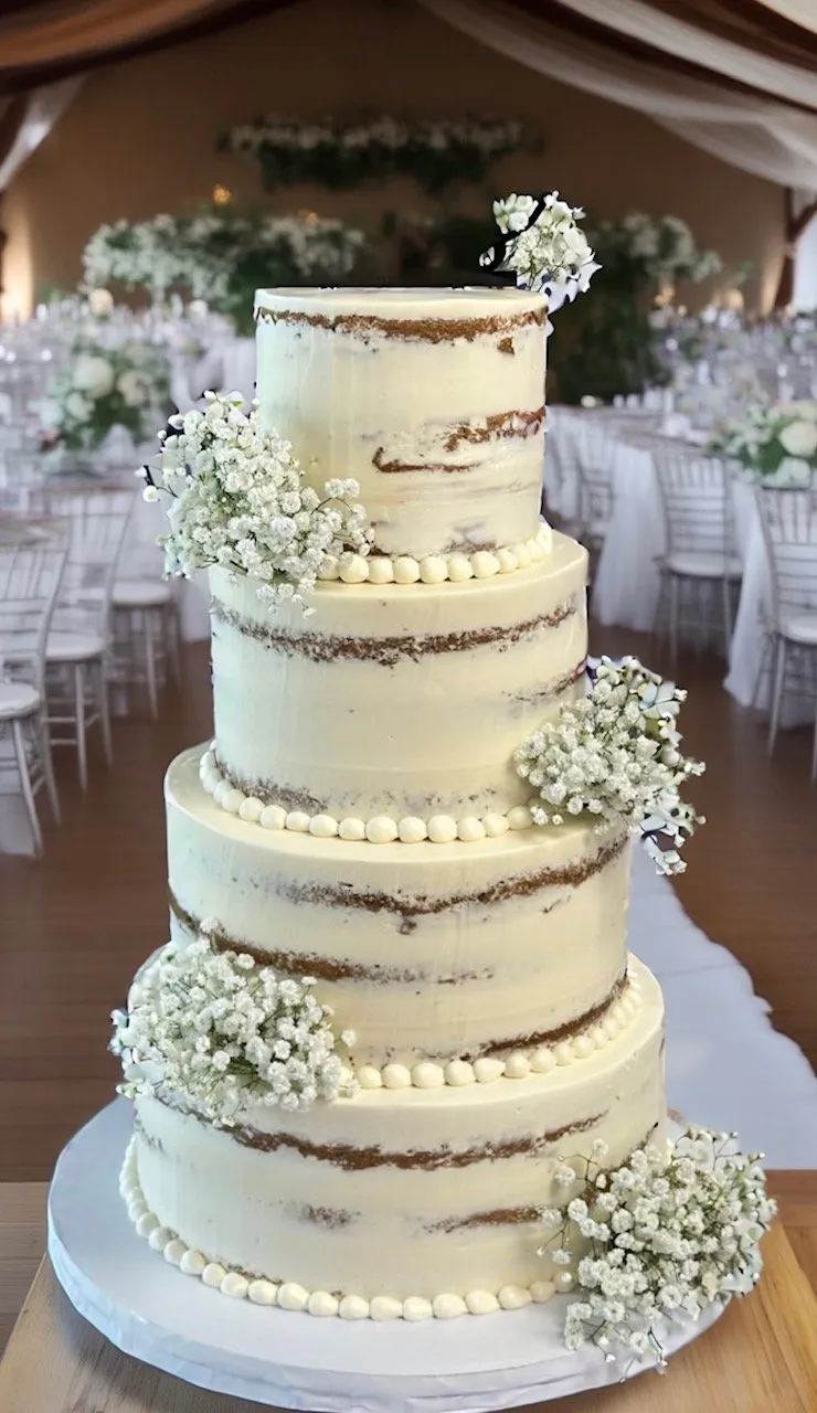 Rustic wedding cake by Cakes by Iz, photo 6