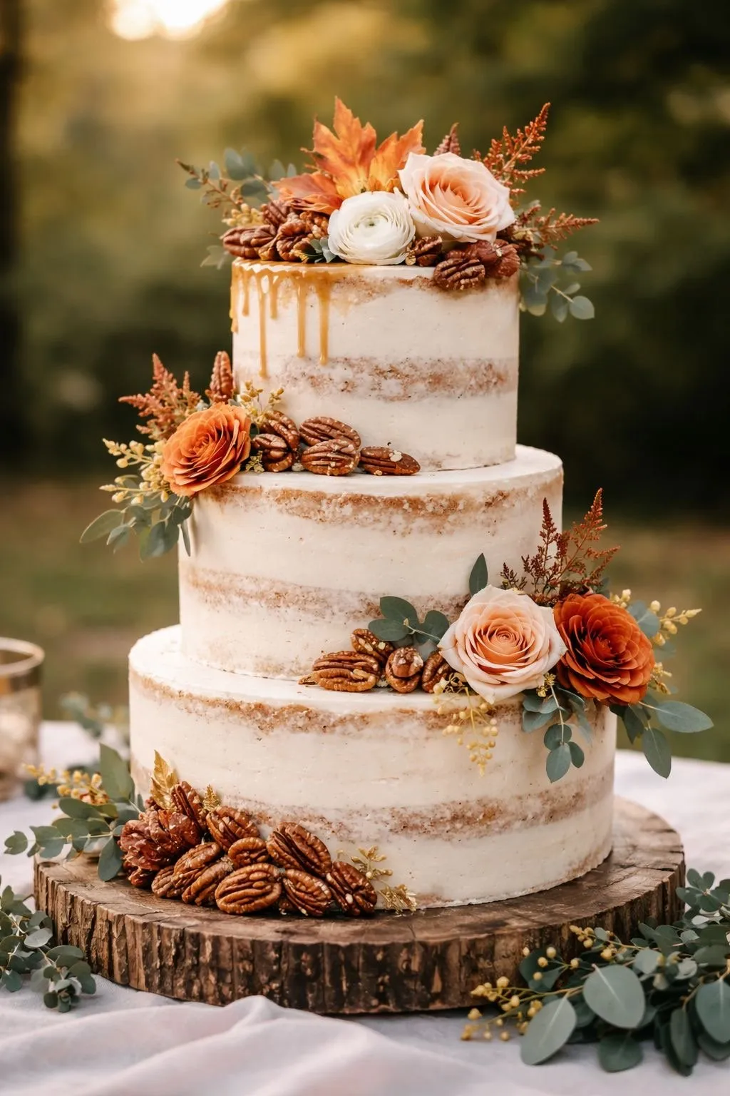 Seasonal Wedding Cakes wedding cake by Cakes by Iz, photo 2