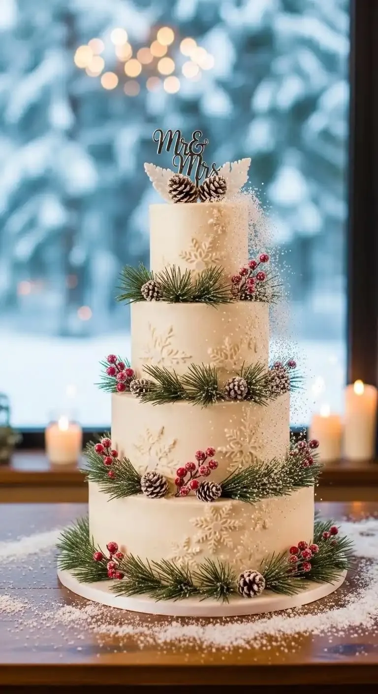 Seasonal Wedding Cakes wedding cake by Cakes by Iz, photo 5