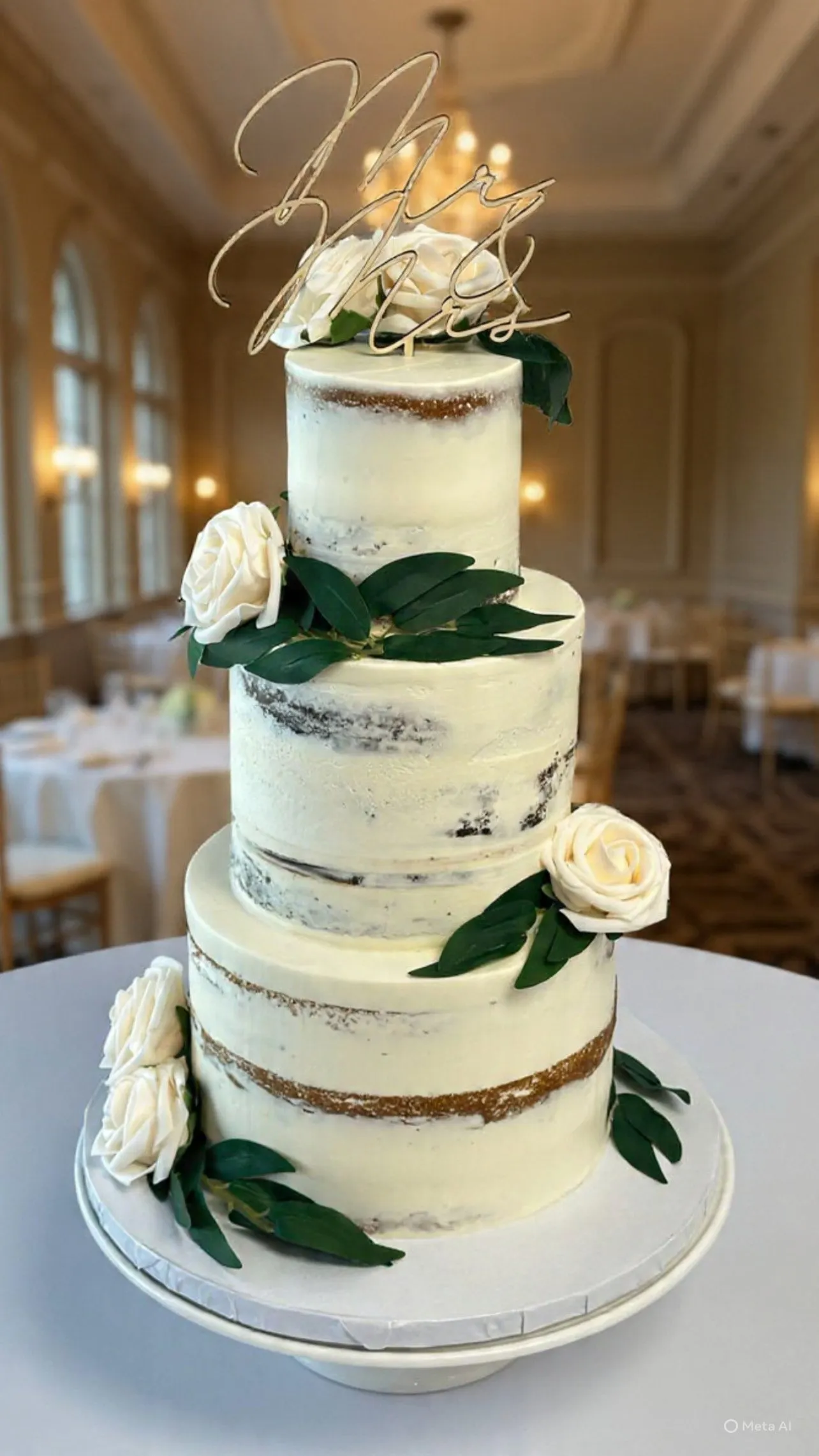 Wedding cake by Cakes by Iz, photo 2